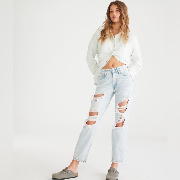 AEROPOSTALE High Rise Mom Jeans - Picture 3 of 7